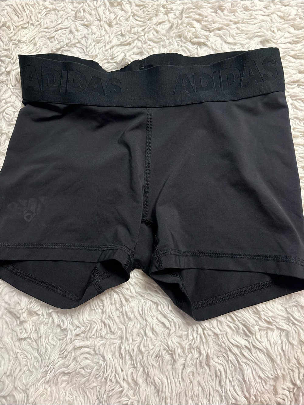 Adidas Women's Black Performance Spandex Shorts
